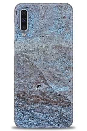 Samsung Galaxy A50s Kılıf Hd Baskılı Kılıf - Stone Stain + Temperli Cam tmsm-a50s-v-57-cm