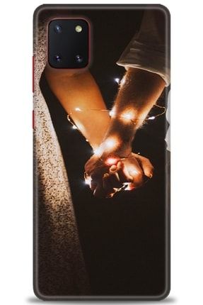 Samsung Galaxy A81 / Note 10 Lite Kılıf Hd Baskılı Kılıf - Sonsuz Aşk + Temperli Cam amsm-a81-note-10-lite-v-12-cm