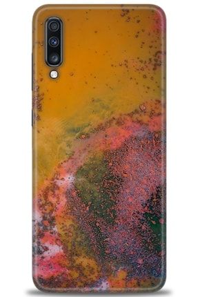 Samsung Galaxy A70 Kılıf Hd Baskılı Kılıf - Art Design 24 + Temperli Cam tmsm-a70-v-200-cm