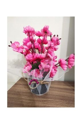 Sevdiklerinize & Pembe & Bahar Dalı & Hediye & Seramik & Japon Çiçeği & Kadınlar Günü & Yapay t900043