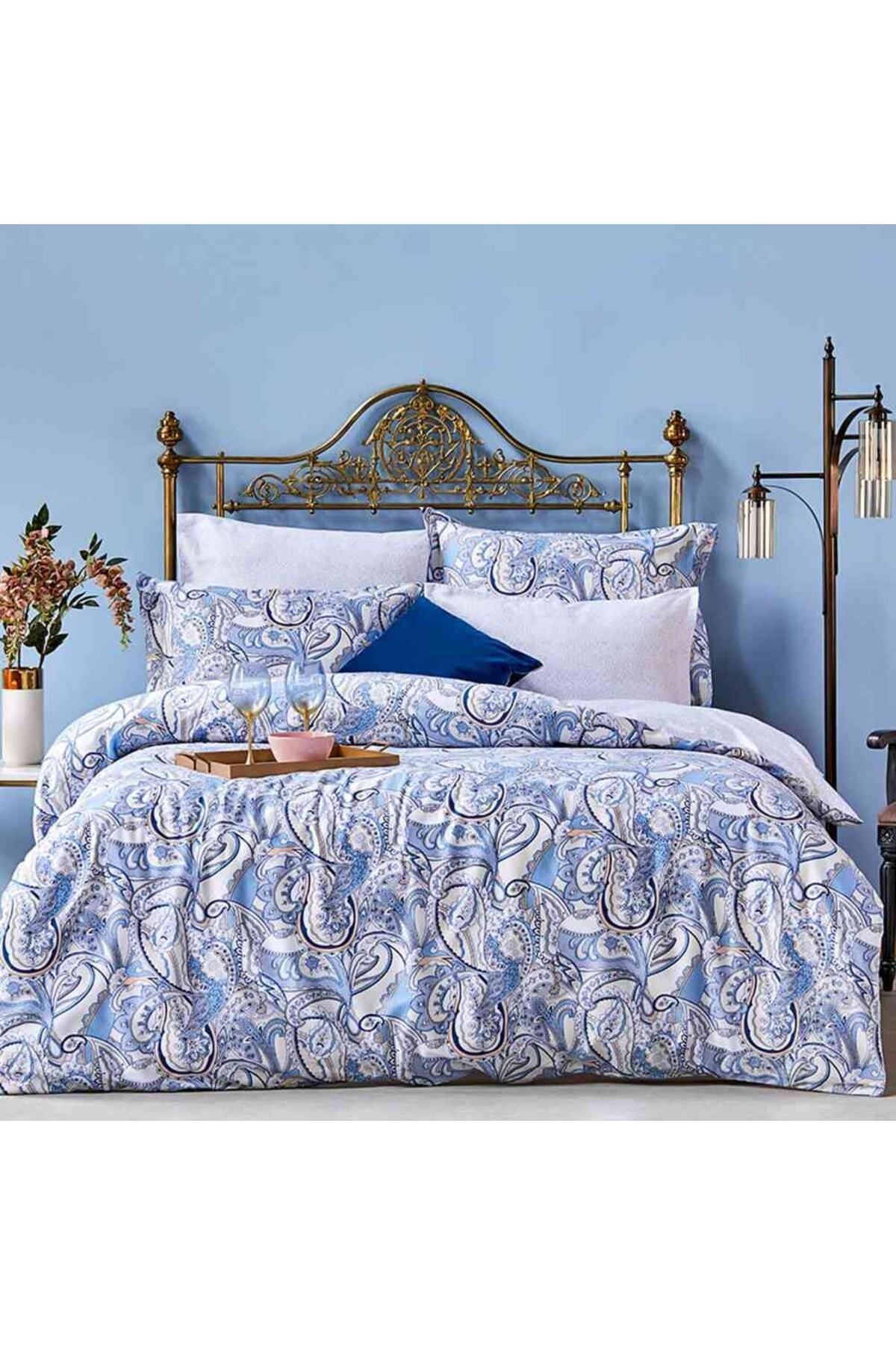 Bella Maison-Σετ Παπλωματοθήκη King Size Bianca 100% Βαμβακερό Σατέν (240X220 CM) 2
