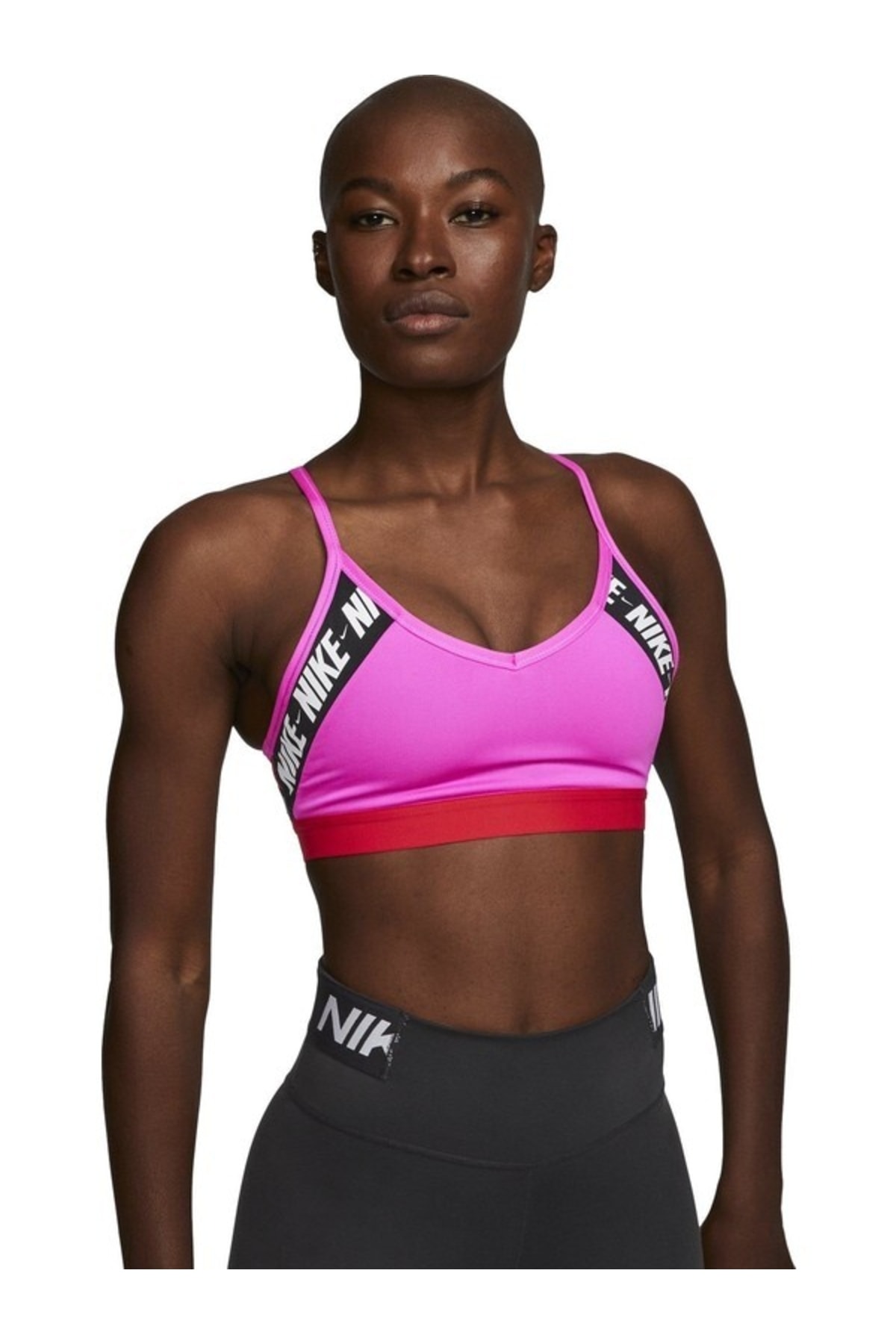 Nike Indy Light-support Logo Sports Kadın Bra