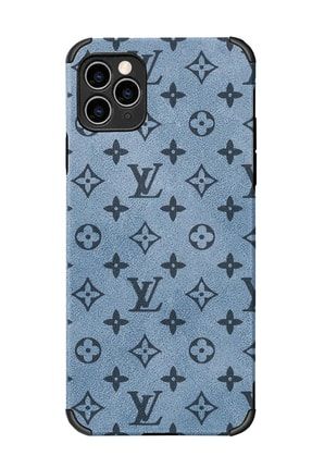 Iphone 13 Pro Max Uyumlu Louis Vuitton Desenli Süet Arka Kapak Kılıf Louis Vuitton-13promax