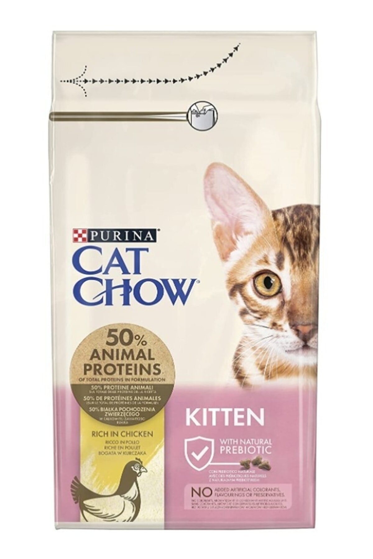 Cat Chow Cat Chow Kitten Tavuklu Yavru Kuru Maması 1,5 Kg