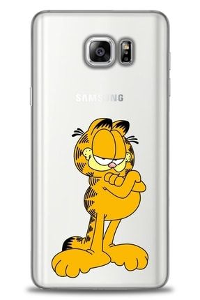 Samsung Galaxy Note 5 Kılıf Hd Baskılı Kılıf - Garfi + Temperli Cam nmsm-note-5-v-242-cm