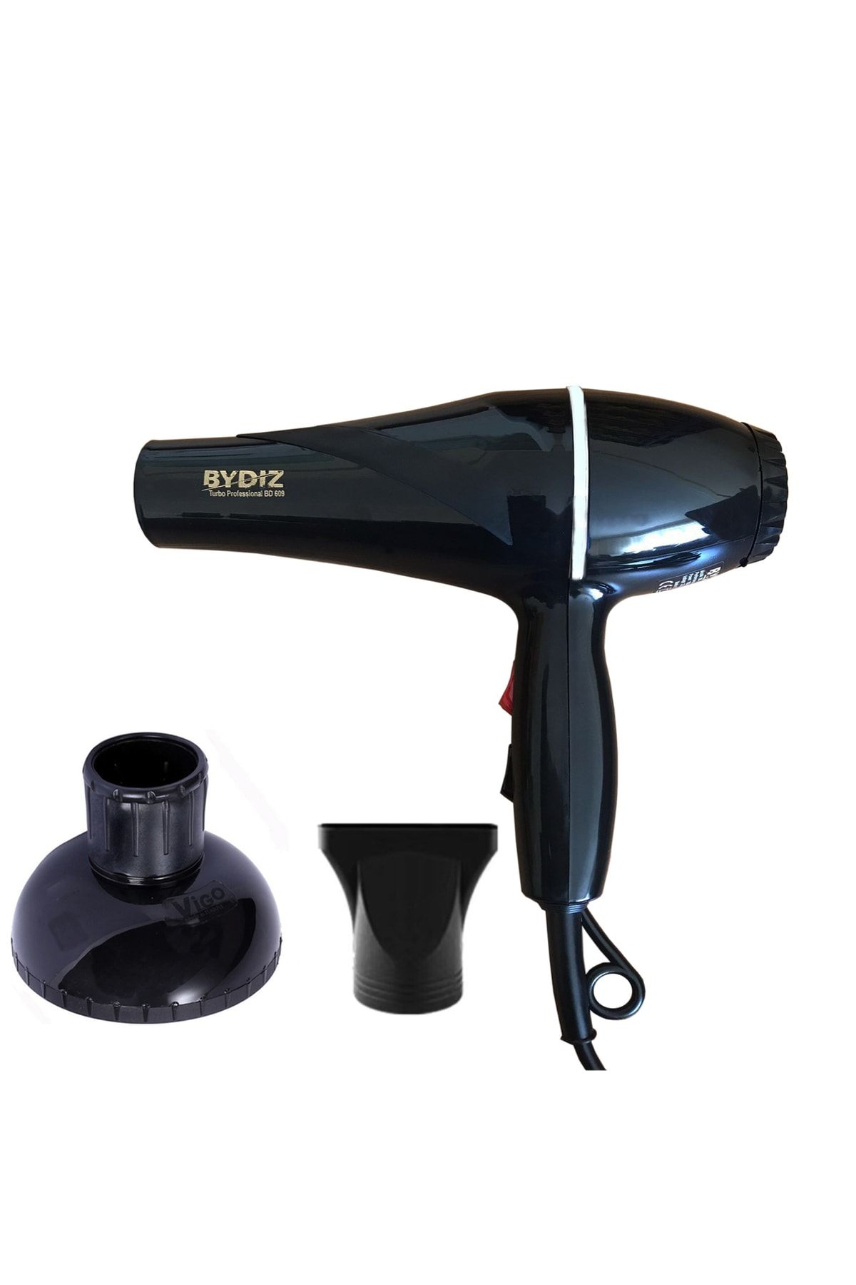 bydiz-Bd 609 Wigo Professional Hair Dryer and Blow Dryer + Vigo / Diffuser Head 2500 Watt 2