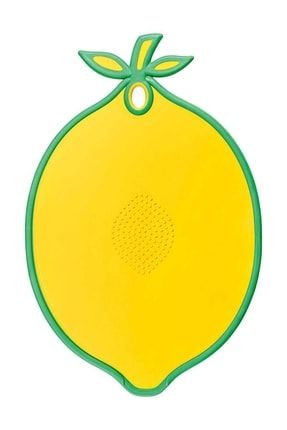 Limon Figürlü Kesim Panosu Kaydırmaz Silikonlu Kesme Doğrama Tahtası Plastik NAQUE144