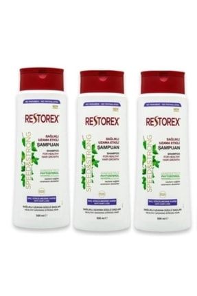 Sampuan Sağlıklı Uzama Etkili Saç Dökülmesine Karşı Etkili X 3 Adet 500 ml RSTRXS01