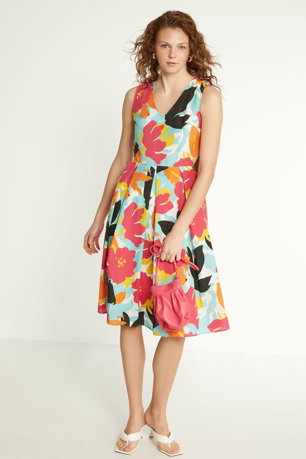 Vitrin Kleid Blau Skater