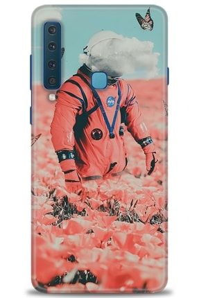 Samsung Galaxy A9 2018 Kılıf Hd Baskılı Kılıf - Uzay Bahçesi + Temperli Cam tmsm-a9-2018-v-230-cm