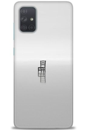 Samsung Galaxy A51 Kılıf Hd Baskılı Kılıf - Chair + Temperli Cam nmsm-a51-v-106-cm