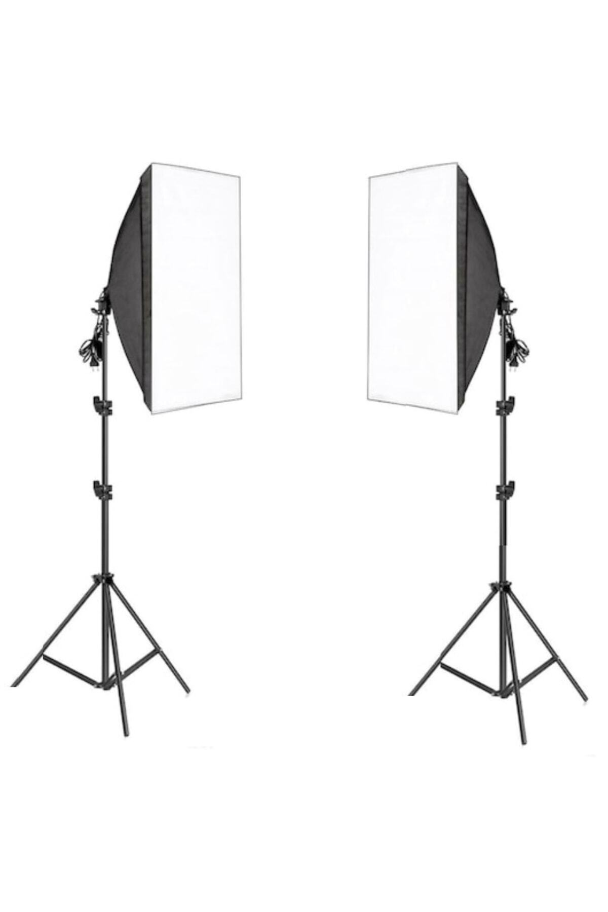 İkili Softbox Seti 50x70cm Lambasız