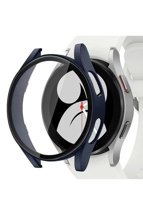 Samsung Galaxy Watch 4 Seri 40mm Uyumlu Ekran Koruyucu Cam Ve Kasa Koruyucu Sert Pc CT-KRD-1395
