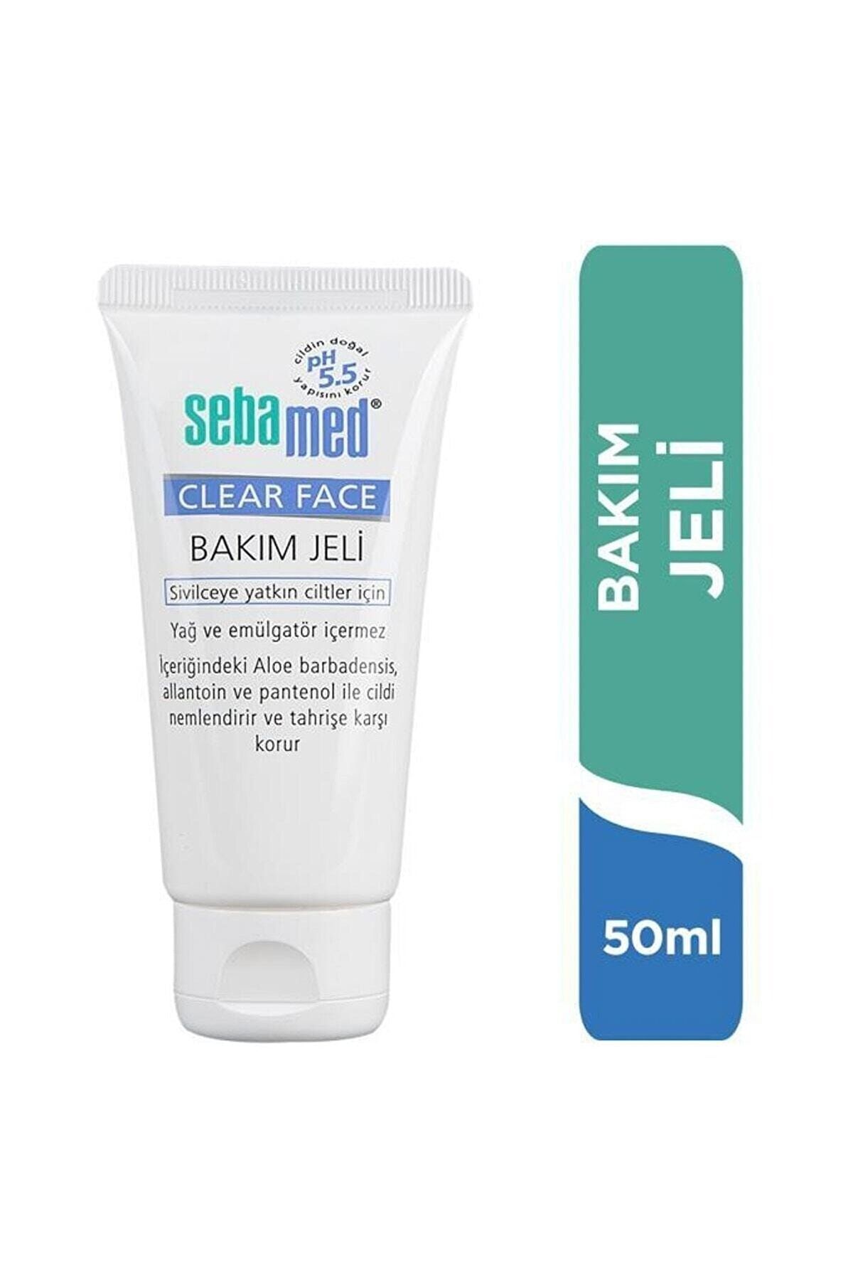 ژل مراقبتی مرطوب کننده صورت شفاف 50 میلی لیتری 1 بسته Sebamed