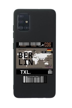Samsung A51 Berlin Premium Silikonlu Telefon Kılıfı MCANDLBRLN134