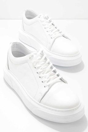 Beyaz Leather Erkek Casual Ayakkabı E01951134003