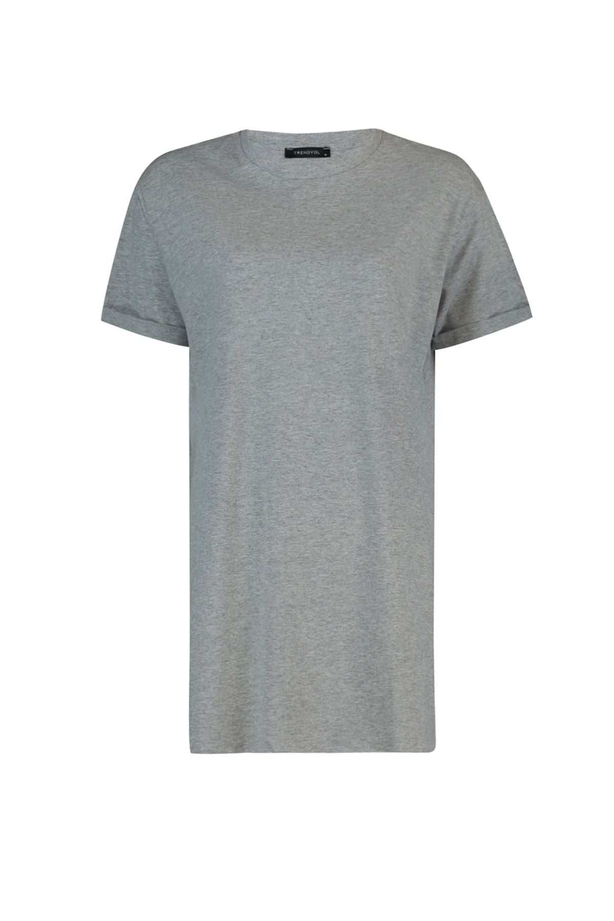 Trendyol Modest-Základní sada 2 základních triček s rozparkem Crew Neck – TCTSS21UK0009 9