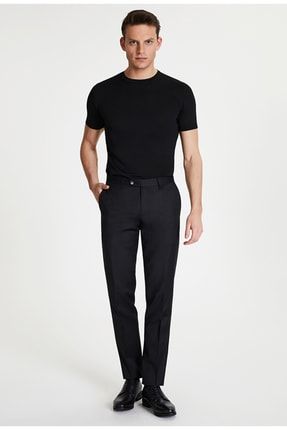 Slim Fit Siyah Kumaş Pantolon 8DFF3GUEX330R