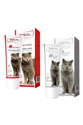 Kediler Için Malt 100gr+biotin Tüy Sağlığı Paste 100gr evcil3663