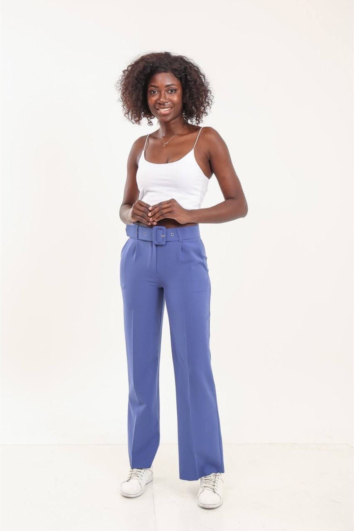 Light Blue Tailored Trousers