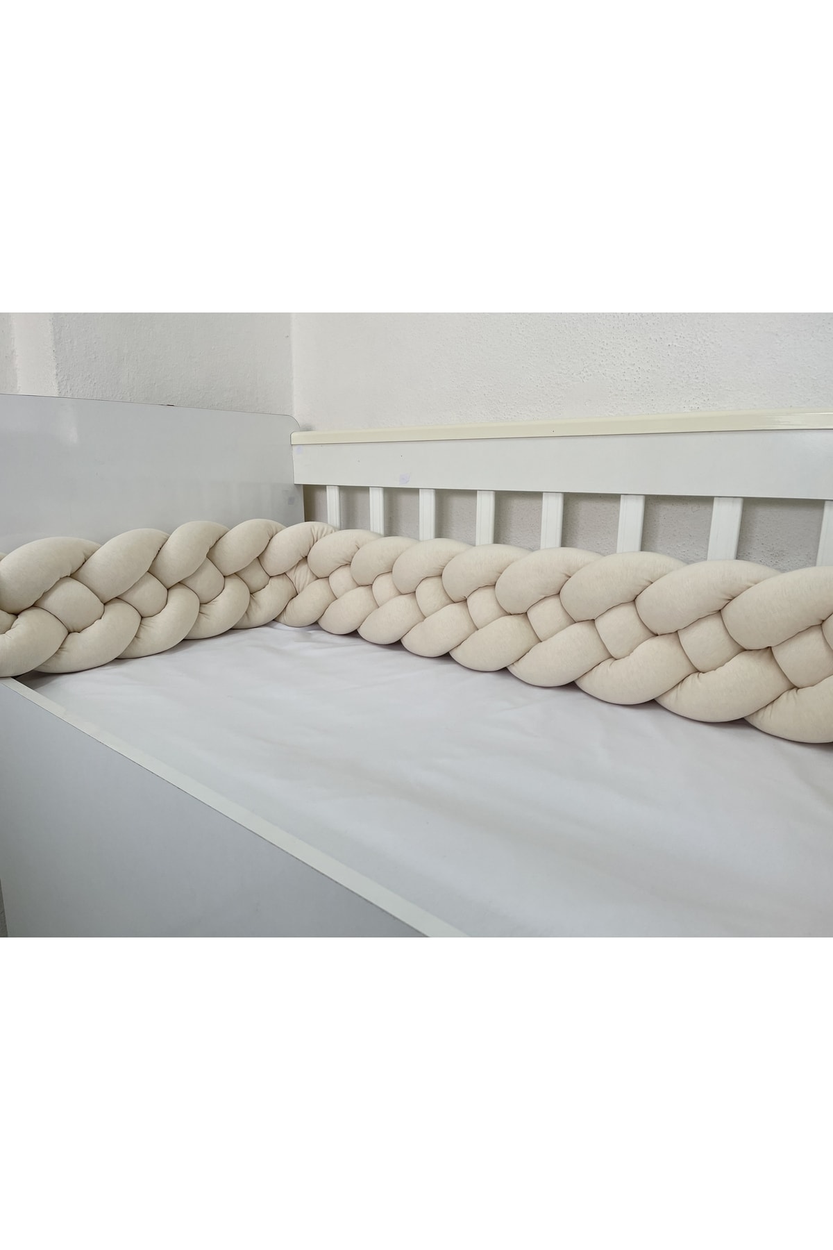 420 cm 4'lü Örgü Koruma 80x130 Anne Yanı Park Beşik Yatak Koruyucu 2