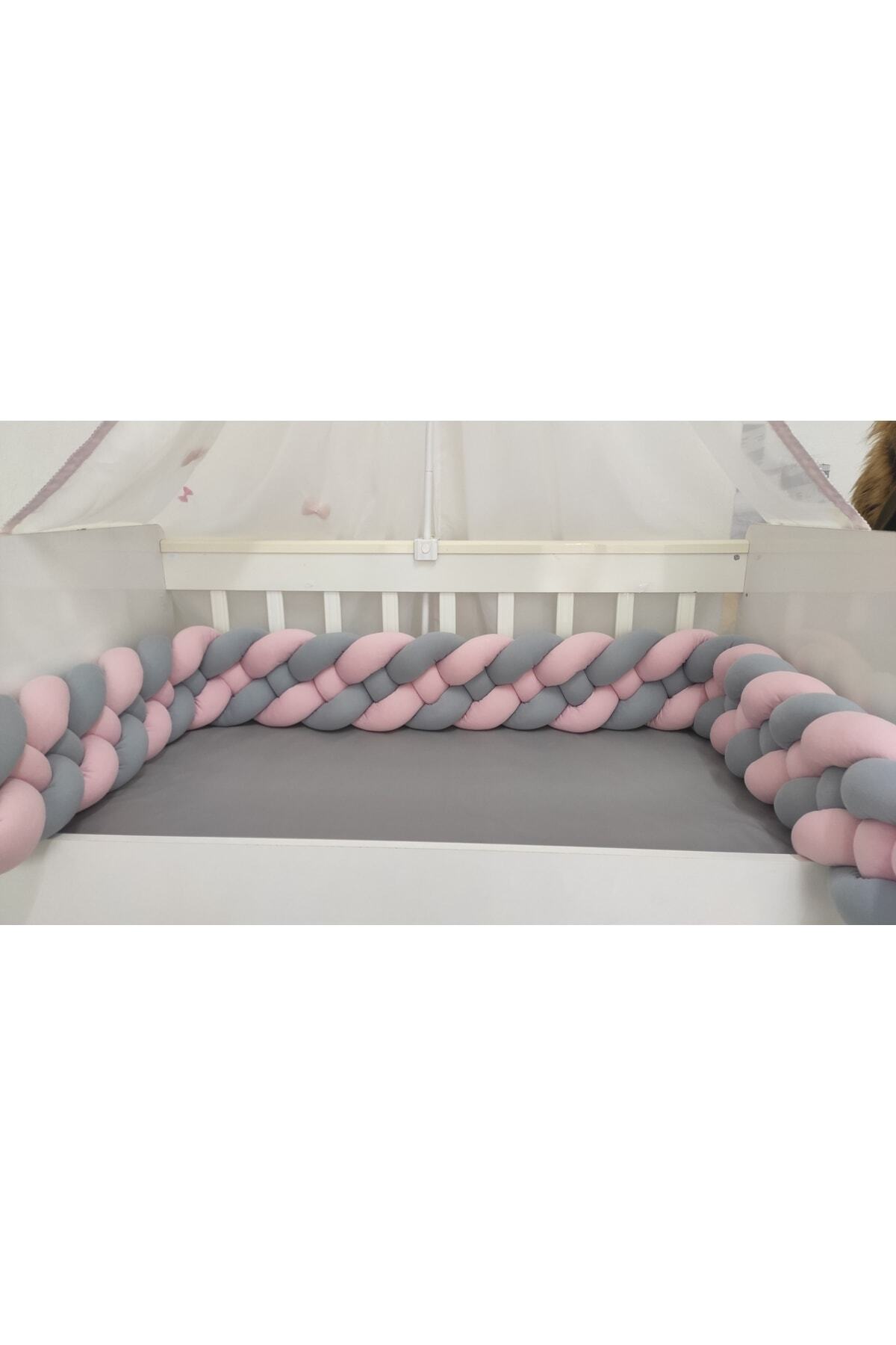 540 Cm 4'lü Örgü Koruma /100x200 Montessori Yatak Koruyucu 3