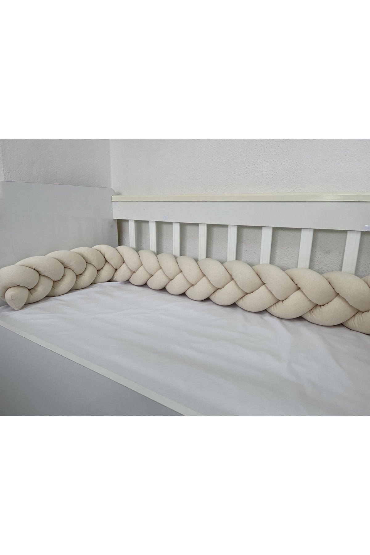 400 Cm 3'lü Örgü Koruma /70x130 Anne Yanı Park Beşik - Yatak Koruyucu 2
