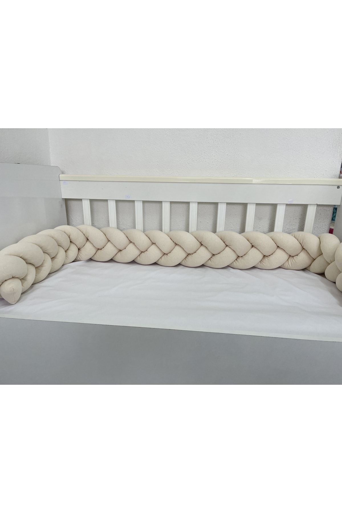 400 Cm 3'lü Örgü Koruma /70x130 Anne Yanı Park Beşik - Yatak Koruyucu 3