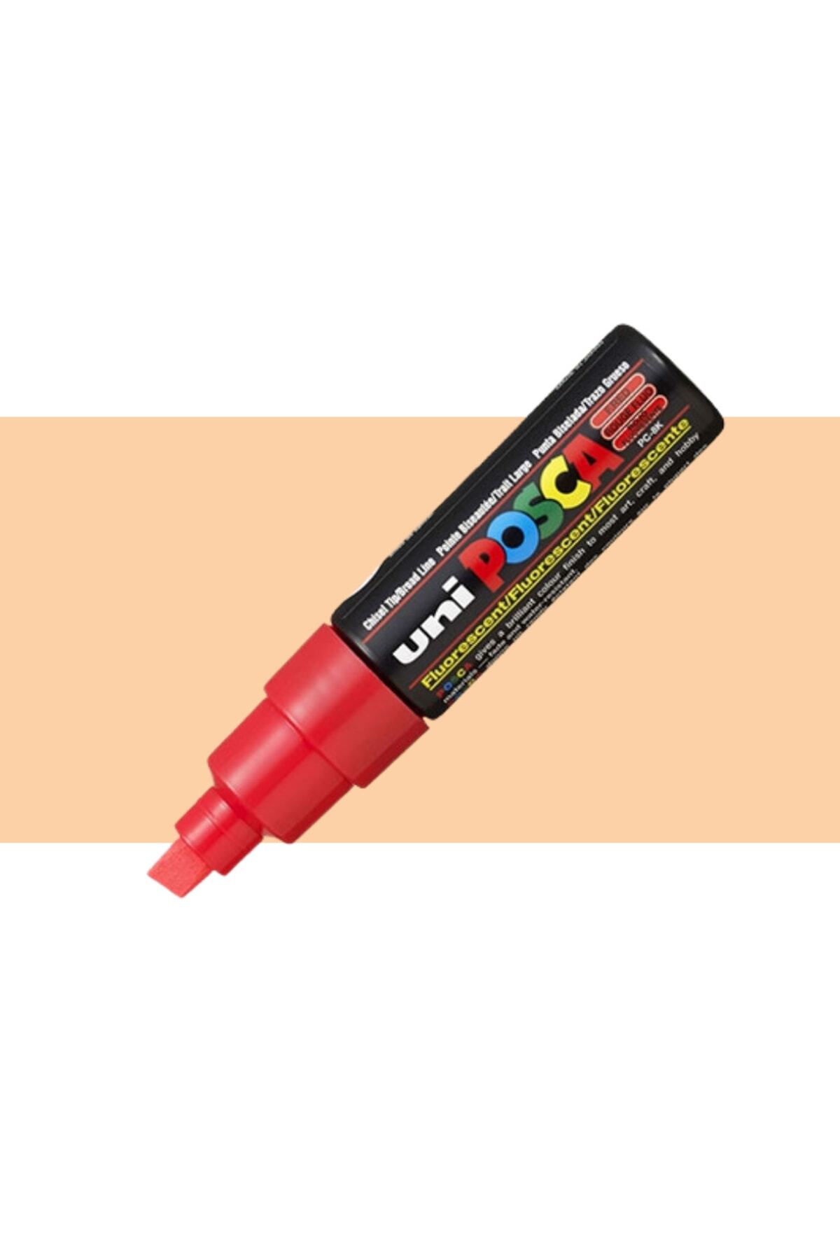 Posca Marker Pen Pc-8k (8mm) Phosphorous Red