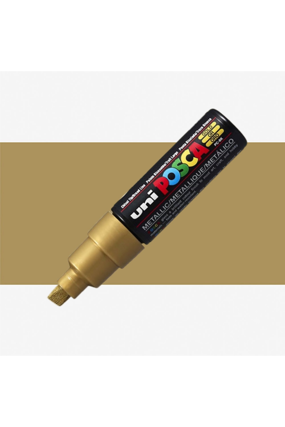 Posca Marker Pen Pc-8k (8mm) Gold