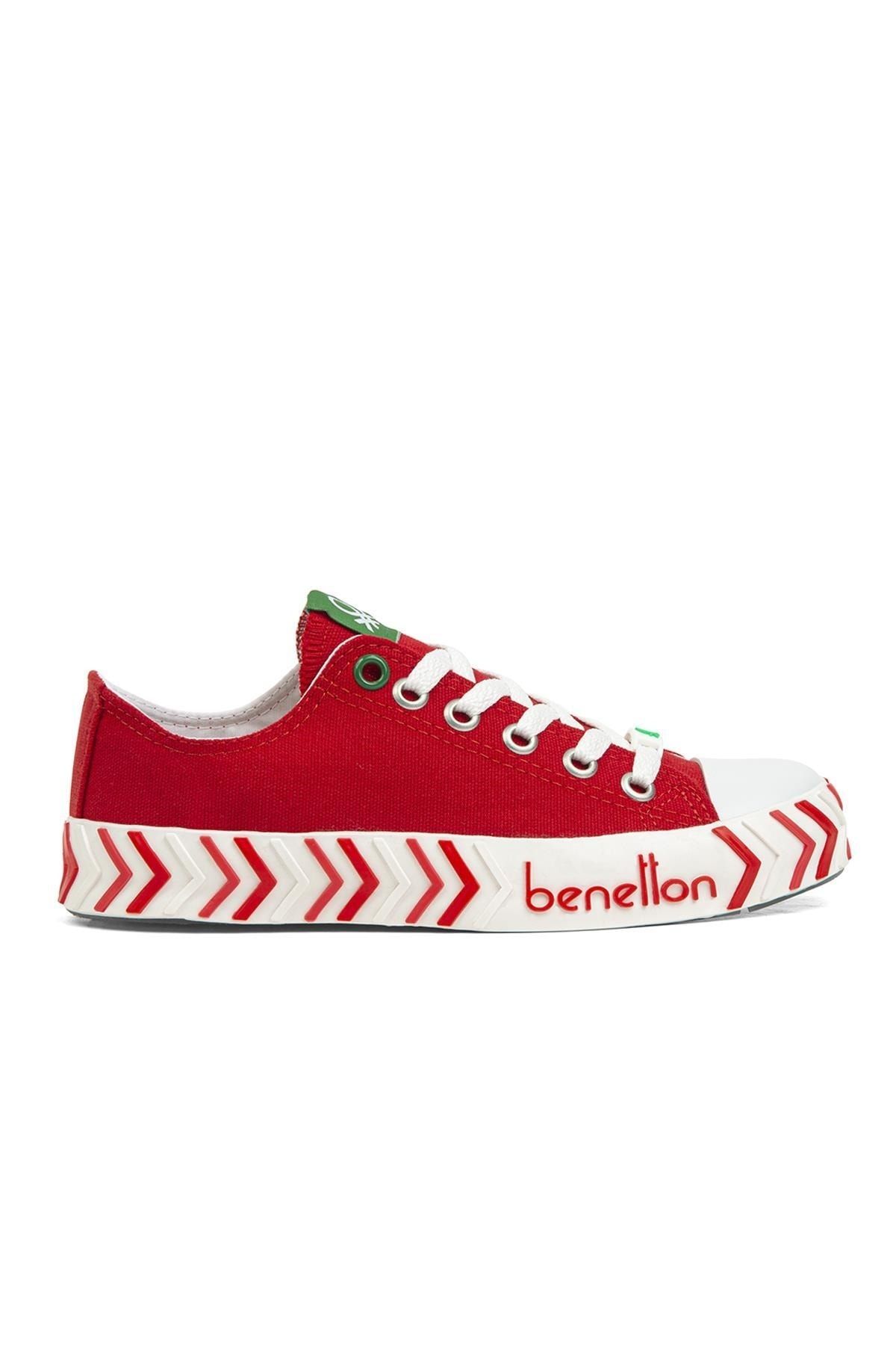 Benetton Sneakers Red Flat Trendyol