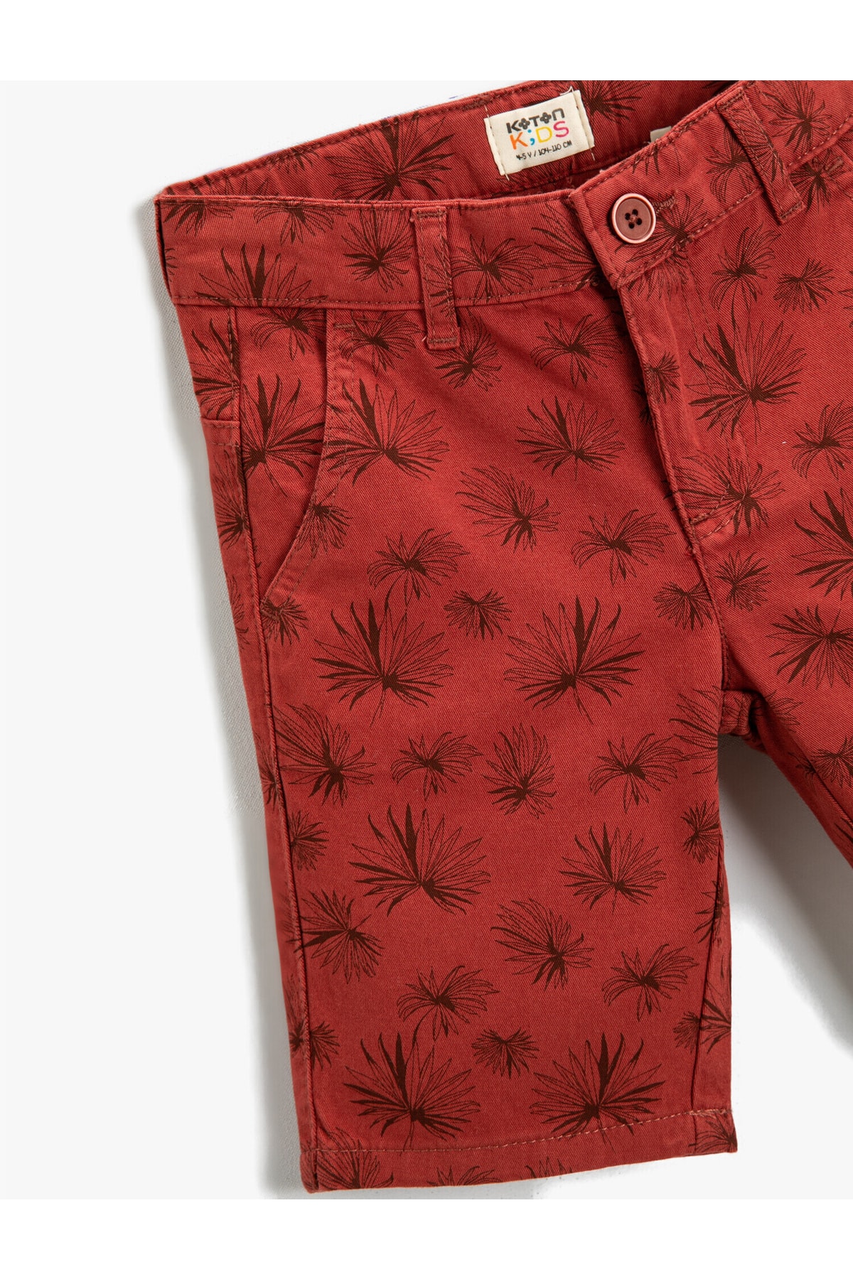 شورت و شلوارک پسرانه بورگوندی کوتونKoton | 2SKB40016TW اورجینال - تصویر 3