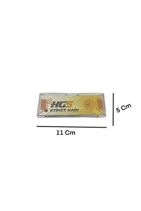 Yeni Nesil Hgs Etiketini Asma Ve Koruma Kabı Hgs Kılıfını Cama Yapıştırma Aparatı 1 Adet 11cm X 5cm HGS2