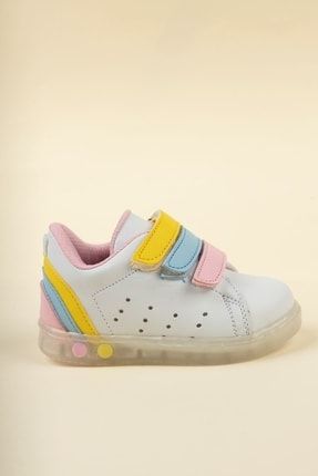 Işıklı Şeffaf Taban Bebe Spor Ayakkabı MİDO03