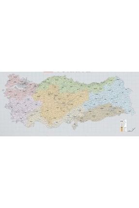 Türkiye Il-ilçe Haritası 70 Cm X 150 Cm ST1113