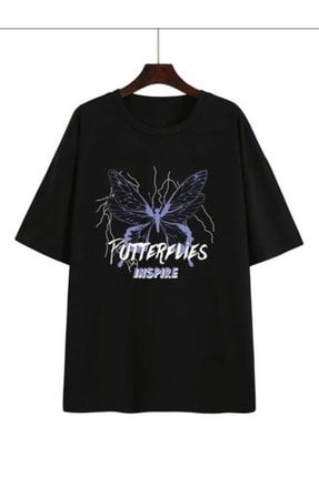 Oversize Inspıre Butterfly T-shirt butterfly-901