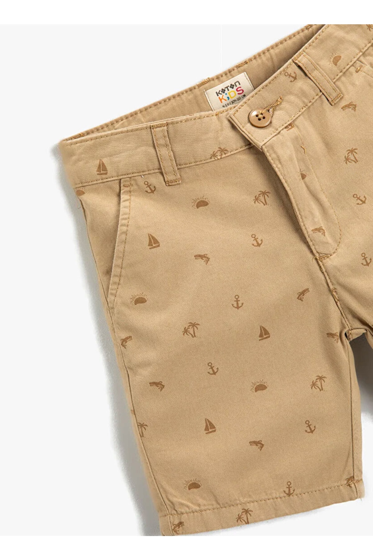 شورت و شلوارک پسرانه بژ کوتونKoton | 5002820130 اورجینال - تصویر 3