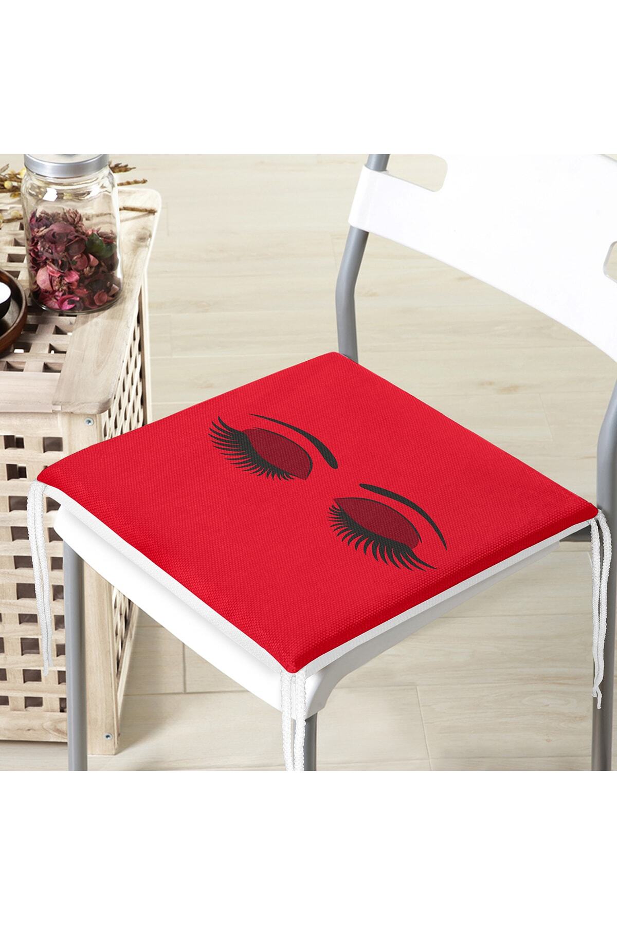 Realhomes-Modern Eyelash Digital Printed Zippered Chair Cushion 4