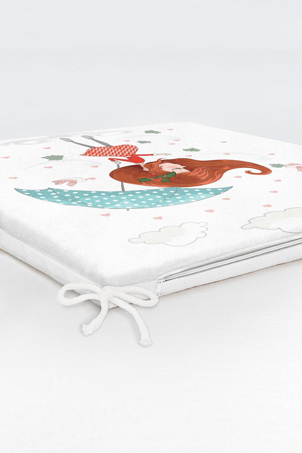 Realhomes-Fashion Girl Digital Printed Modern Zippered Chair Cushion 6