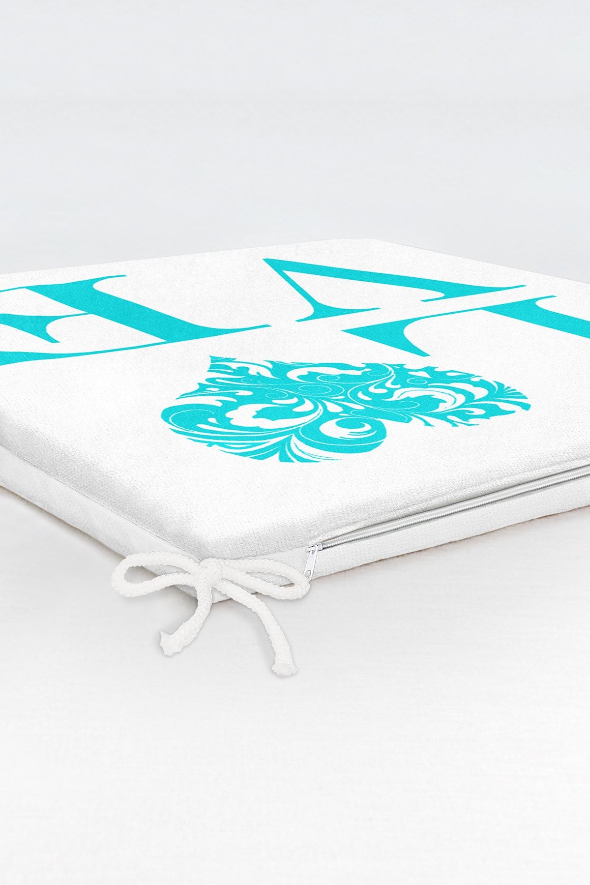 Realhomes-Love Themed Digital Printed Zippered Chair Cushion 6