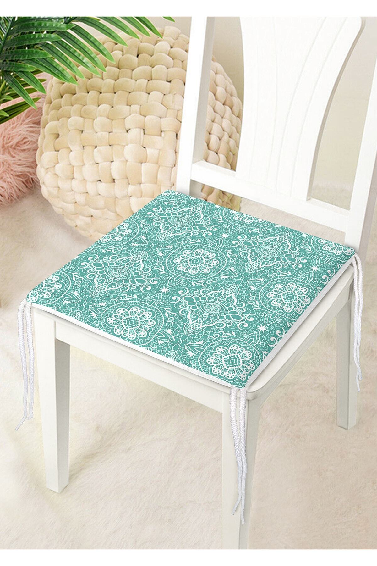 Realhomes-Digital Printed Zippered Chair Cushion with Damask Figure 4