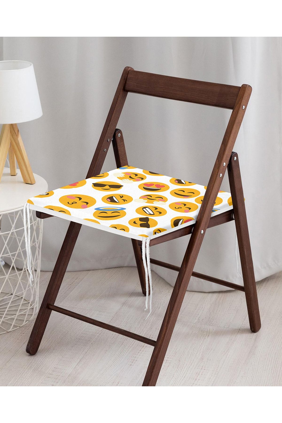 Realhomes-Emoji Digital Printed Modern Zippered Chair Cushion 4