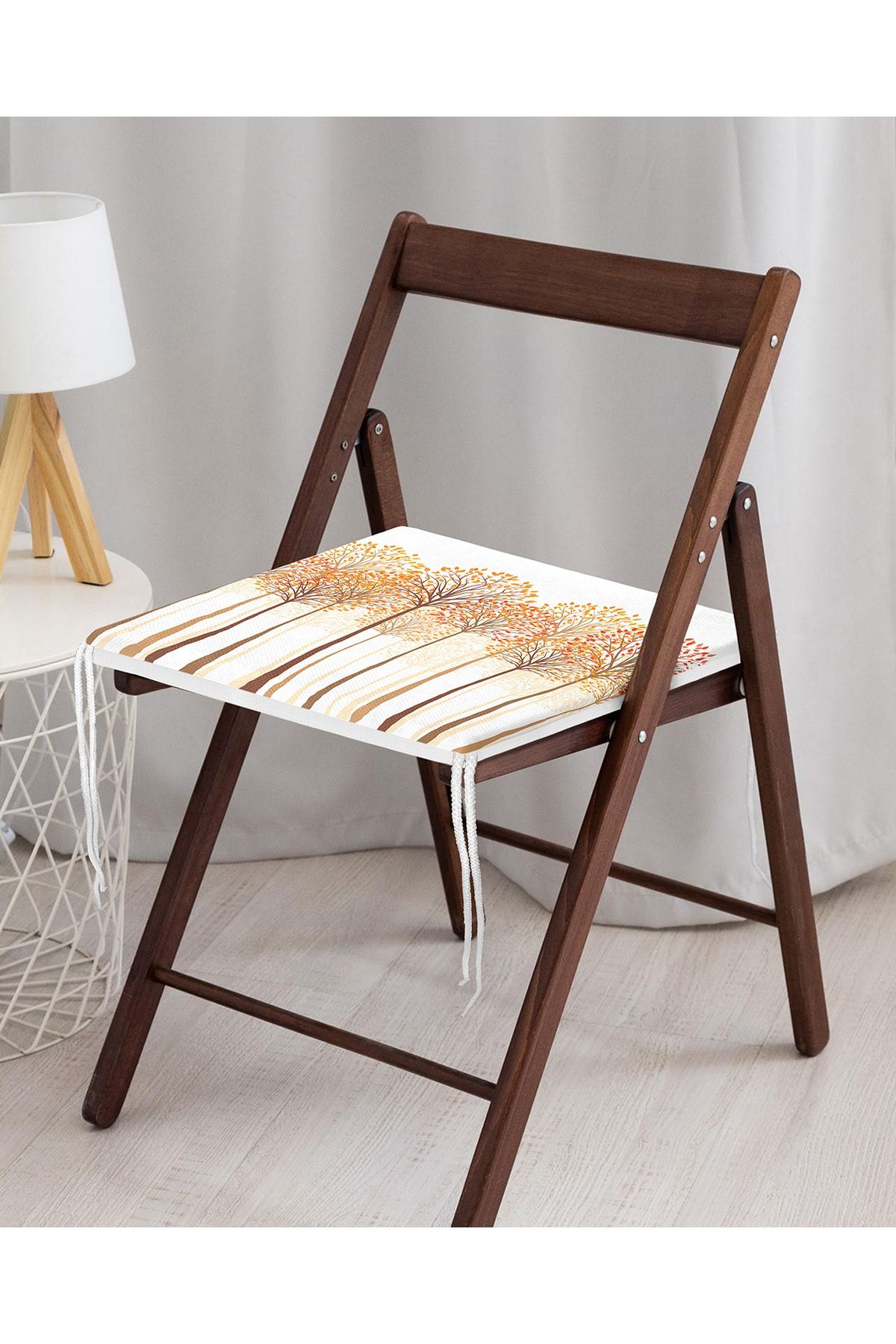 Realhomes-Digital Printed Modern Zippered Chair Cushion with Abstract Tree and Leaf Figures 3