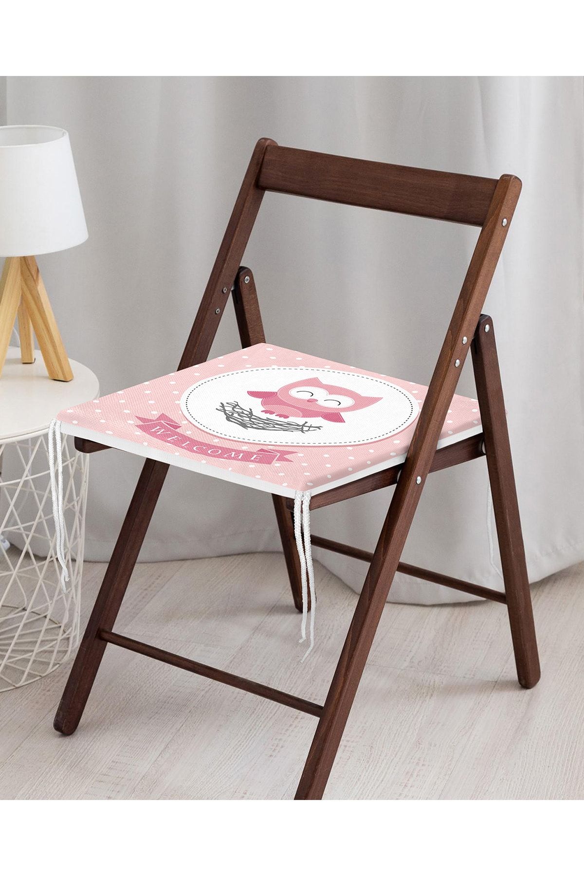 Realhomes-Cute Owl Digital Printed Zippered Chair Cushion 3