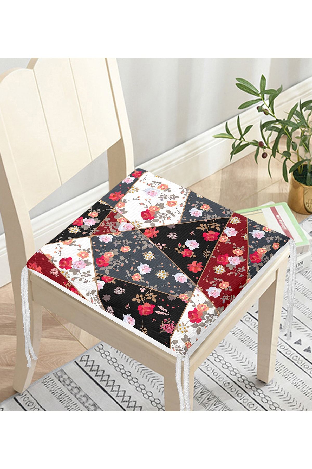 Realhomes-Modern Design Digital Printed Zippered Chair Cushion 3