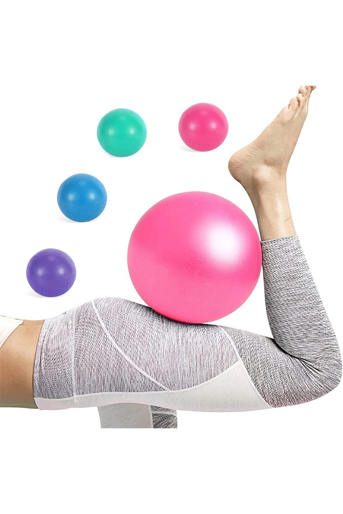 Clifton 25 cm Yoga Topu Egzersiz Jimnastik Fitness Pilates Topu Denge Egzersiz Fitness Yoga Pilates