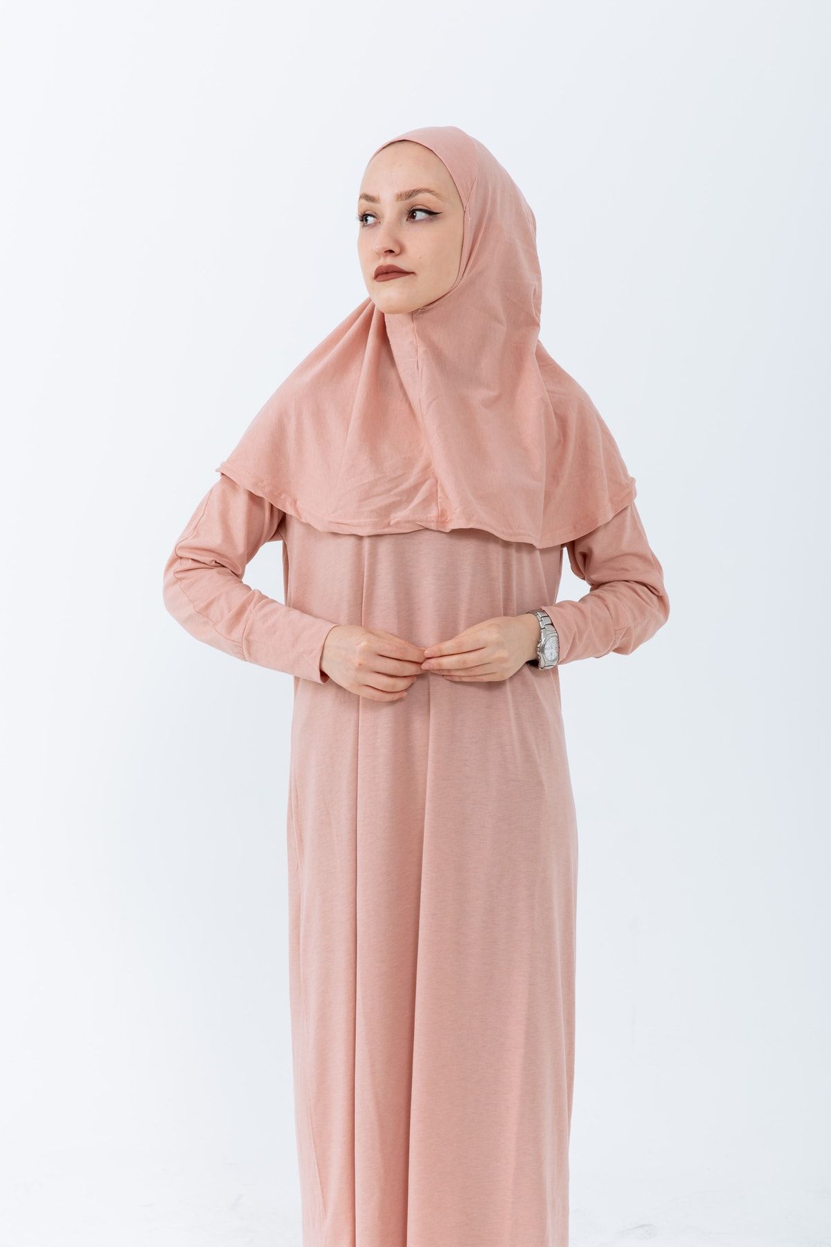 Kutay Collection Summer Hijab Prayer Dress Trendyol