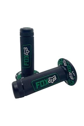 Fox Motosiklet Siyah-yeşil Elcik Takımı k3776