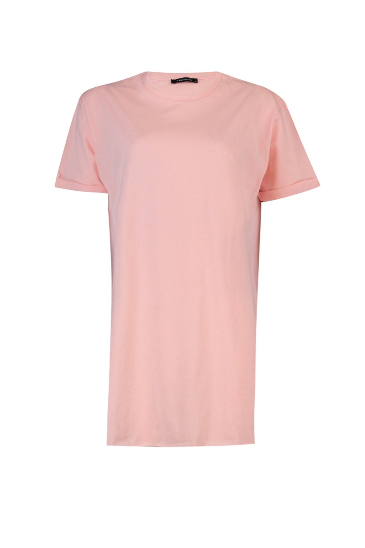 Trendyol Modest-Základní sada 2 základních triček s rozparkem Crew Neck – TCTSS21UK0009 11
