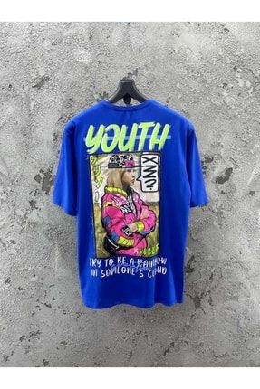Youth Mavi Oversize T-shirt 2049